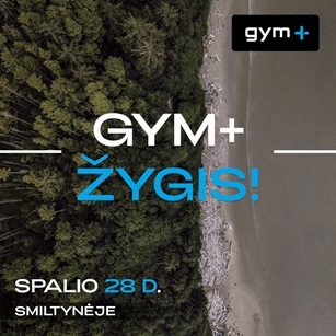 Žygiuok su Gym+!